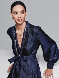 Pomellato Nudo 18K Rose & White Gold Diamond, Topaz & Mother-Of-Pearl Chain Drop Earrings -Fashion Jewelry & Accessories 0400010466761 A8