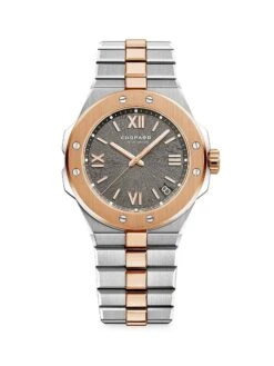 Chopard Alpine Eagle 18K Rose Gold & Stainless Steel Bracelet Watch