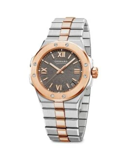 Chopard Alpine Eagle 18K Rose Gold & Stainless Steel Bracelet Watch -Fashion Jewelry & Accessories 0400010695371 A4