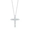 Diamond Crosses 18K White Gold & Diamond Necklace 1 Diamond Crosses 18K White Gold & Diamond Necklace -Fashion Jewelry & Accessories 0400010737530 WHITEGOLD