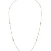 Diamond By The Inch 18K Rose Gold & Diamond 5-Station Necklace/18" -Fashion Jewelry & Accessories 0400010737668