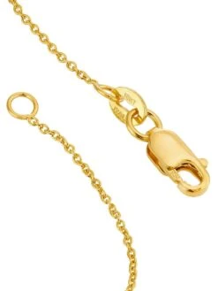 Tiny Treasures 18K Gold & Diamond Palm Tree Necklace -Fashion Jewelry & Accessories 0400010849002 YELLOWGOLD A2