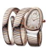 Bvlgari Serpenti Tubogas Two-Tone & Diamond Double Twist Watch -Fashion Jewelry & Accessories 0400011019806