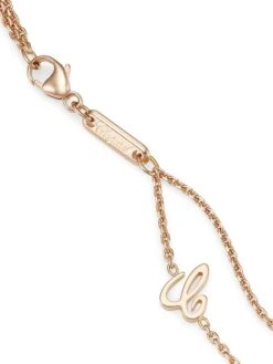 Chopard Happy Spirit Two-Tone 18K Rose Gold & Diamond Pendant Necklace -Fashion Jewelry & Accessories 0400011139331 A2