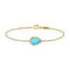 Boucheron Serpent Bohème 18K Yellow Gold & Turquoise Bracelet