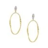 Marrakech Onde 18K Yellow Gold & Diamond Large Oval Drop Earrings -Fashion Jewelry & Accessories 0400011311108