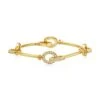 Orsina 18K Yellow Gold & Diamond Link Bracelet 2 Orsina 18K Yellow Gold & Diamond Link Bracelet -Fashion Jewelry & Accessories 0400011447792 YELLOWGOLD