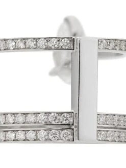 18K White Gold & Diamond Openwork Three-Row Ring -Fashion Jewelry & Accessories 0400011571433 A2