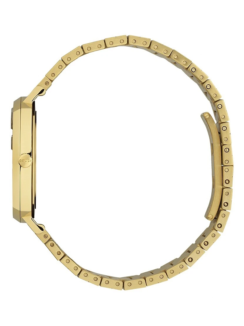 Gucci Grip GG Yellow Gold PVD Bracelet Watch 7 Gucci Grip GG Yellow Gold PVD Bracelet Watch - Image 5