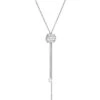 Possession 18K White Gold & Diamond Lariat Pendant Necklace -Fashion Jewelry & Accessories 0400011643628