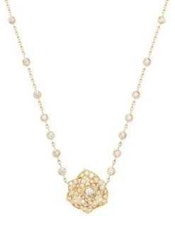 Piaget Rose 18K Rose Gold & Diamond Pendant Necklace
