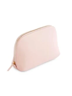 Leather Cosmetic Bag -Fashion Jewelry & Accessories 0400011688963 BLUSHPINK A2