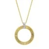 Masai 18K Yellow Gold & Diamond Coil Circle Pendant Necklace -Fashion Jewelry & Accessories 0400012209313