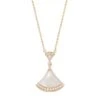 Bvlgari Divas' Dream 18K Rose Gold, Mother-Of-Pearl & Diamond Pendant Necklace -Fashion Jewelry & Accessories 0400012471230 NOCOLOR