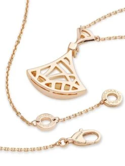 Bvlgari Divas' Dream 18K Rose Gold, Mother-Of-Pearl & Diamond Pendant Necklace -Fashion Jewelry & Accessories 0400012471230 NOCOLOR A2
