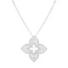 Petite Venetian 18K White Gold & Diamond Pendant Necklace -Fashion Jewelry & Accessories 0400012492685