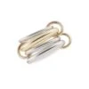 Cici 18K Two-Tone Gold & Sterling Silver 5-Link Ring 2 Cici 18K Two-Tone Gold & Sterling Silver 5-Link Ring -Fashion Jewelry & Accessories 0400012531866