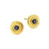 Rain 24K Yellow Gold & Blue Sapphire Stud Earrings -Fashion Jewelry & Accessories 0400012565115