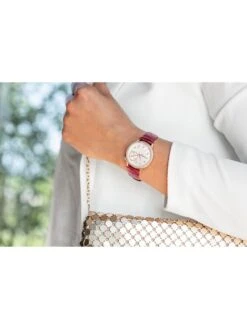 Egérie 18K 5N Rose Gold, Diamond & Alligator Strap Watch -Fashion Jewelry & Accessories 0400012617066 A9