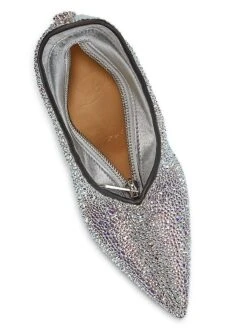 Christian Louboutin A.B Suede Charm Clutch 9 Christian Louboutin A.B Suede Charm Clutch -Fashion Jewelry & Accessories 0400012823173 SILVER A3