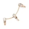 Serti Inversé 18K Rose Gold & Diamond Single Ear Crawler -Fashion Jewelry & Accessories 0400012990508 ROSEGOLD