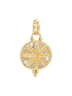 Celestial 18K Yellow Gold & Diamond Sorcerer Pendant