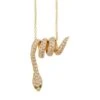 Snake 18K Yellow Gold, Diamond & Tsavorite Pendant Necklace -Fashion Jewelry & Accessories 0400013045067