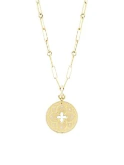 Venetian Princess 18K Yellow Gold & Diamonds Pendant Necklace