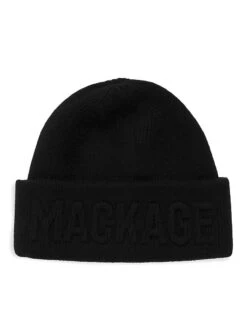 Mackage Short Fleece Logo Beanie
