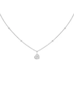 Joy C¿ur 18K White Gold & Diamond Pendant Necklace