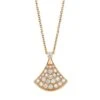 Bvlgari Divina 18K Yellow Gold & Pavé Diamond Pendant Necklace -Fashion Jewelry & Accessories 0400013140397
