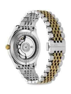 Gucci Stainless Steel & Yellow Gold PVD Bracelet Watch -Fashion Jewelry & Accessories 0400013207160 A2
