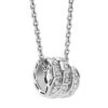 Bvlgari Serpenti Viper 18K White Gold & Pavé Diamond Pendant Necklace -Fashion Jewelry & Accessories 0400013258804 WHITEGOLD