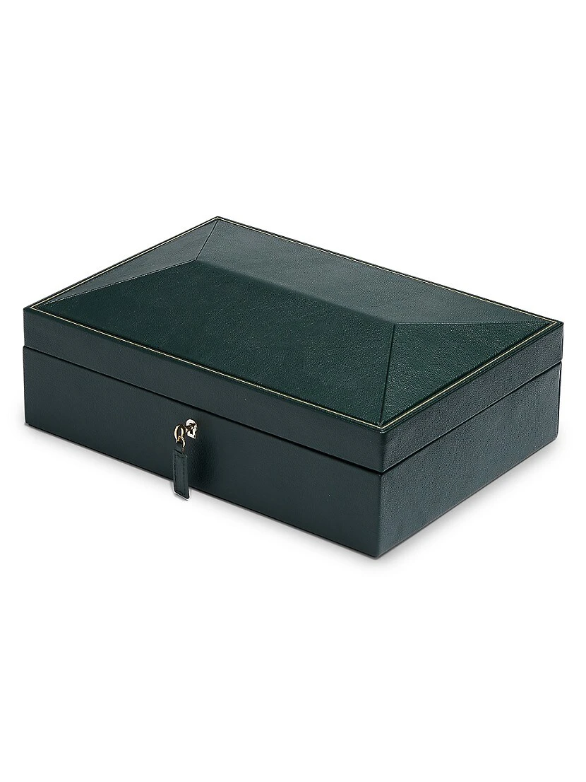 Wolf British Racing Green 10-Piece Watch Box 4 Wolf British Racing Green 10-Piece Watch Box - Image 2