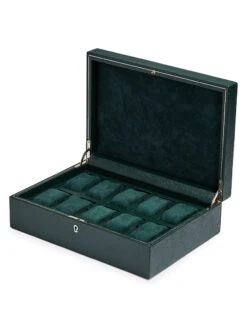 Wolf British Racing Green 10-Piece Watch Box 9 Wolf British Racing Green 10-Piece Watch Box -Fashion Jewelry & Accessories 0400013289677 A2