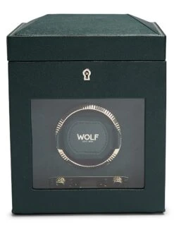 Wolf British Racing Green Single Watch Winder