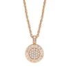 Bvlgari Classic 18K Rose Gold, Jade & Diamond Pendant Necklace