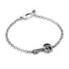 Gucci GG Key Sterling Silver Bracelet -Fashion Jewelry & Accessories 0400013458539 SILVER