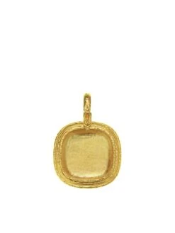 Hammered 19K Yellow Gold 'Griffin And Palm' Pendant 7 Hammered 19K Yellow Gold 'Griffin And Palm' Pendant -Fashion Jewelry & Accessories 0400013504734 YELLOWGOLD A2