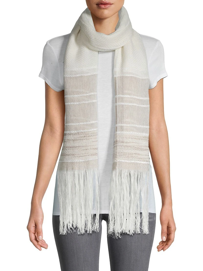Rag & Bone Kara Playa Striped Linen-Blend Scarf 5 Rag & Bone Kara Playa Striped Linen-Blend Scarf - Image 3