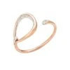 Pomellato Fantina 18K Rose Gold & Diamond Cuff Bracelet -Fashion Jewelry & Accessories 0400013648645 ROSEGOLD
