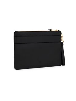 MOSCHINO Logo Leather Wristlet -Fashion Jewelry & Accessories 0400013731058 A3