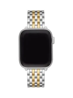 Apple® Watch 18K Goldplated & Stainless Steel Bracelet Strap/38/40/41 & 42/44/45/49MM -Fashion Jewelry & Accessories 0400013772309 SILVERGOLD A3