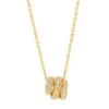 Bvlgari Serpenti Viper 18K Yellow Gold & Pavé Diamond Pendant Necklace -Fashion Jewelry & Accessories 0400013817627 YELLOWGOLD