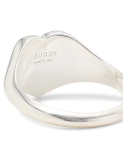 Gucci GG Hearts Sterling Silver & Enamel Ring 8 Gucci GG Hearts Sterling Silver & Enamel Ring -Fashion Jewelry & Accessories 0400013843346 RED A2