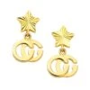 Gucci GG Running 18K Yellow Gold Star Drop Earrings -Fashion Jewelry & Accessories 0400013843349 YELLOWGOLD