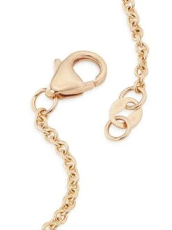 Morning Dew 18K Rose Gold & 10MM Cultured South Sea Pearl Pendant Necklace -Fashion Jewelry & Accessories 0400013903265 YELLOWGOLD A2