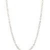M 18K Yellow Gold & 6.5MM Cultured Akoya Pearl Station Link Necklace/24" -Fashion Jewelry & Accessories 0400013903269 YELLOWGOLD