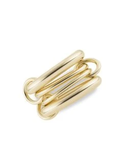 Vela Petite 18K Yellow Gold 4-Link Ring