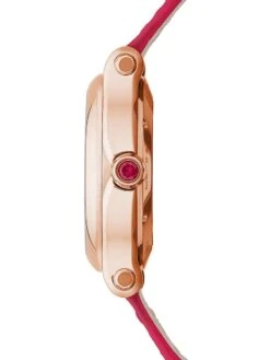 Chopard Happy Sport 18K Rose Gold, Diamond & Alligator Strap Watch -Fashion Jewelry & Accessories 0400014060242 A2